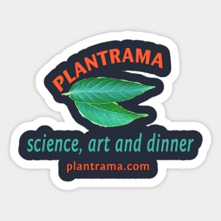 Back and Front - Science Art and Dinner Sticker